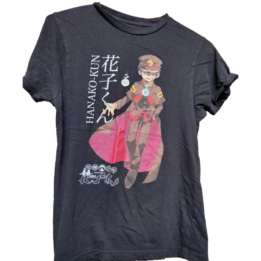 Toilet Bound Hanako-Kun Black T-Shirt Size Small Anime Manga